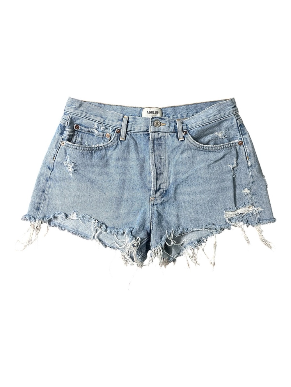 Agolde PARKER VINTAGE CUT OFF SHORT IN SWAPMEET Size 29